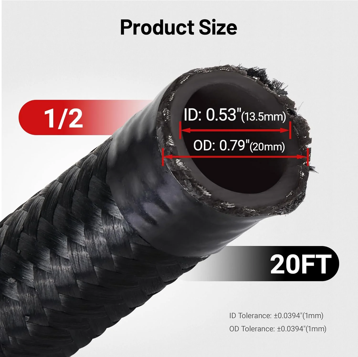 EVIL ENERGY 20FT AN6/8/10 CPE Fuel Line Kit With Push On 18 pcs Fitting - Image 5