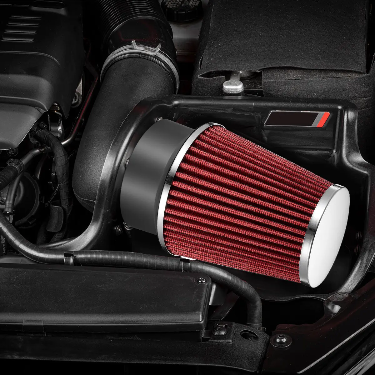 EVIL ENERGY For 2003-2008 Dodge Ram 1500&2004-2009 Dodge Durango&2007-2008 Chrysler Aspen 5.7L V8 Dual Twin Air Intake Kit - Image 3