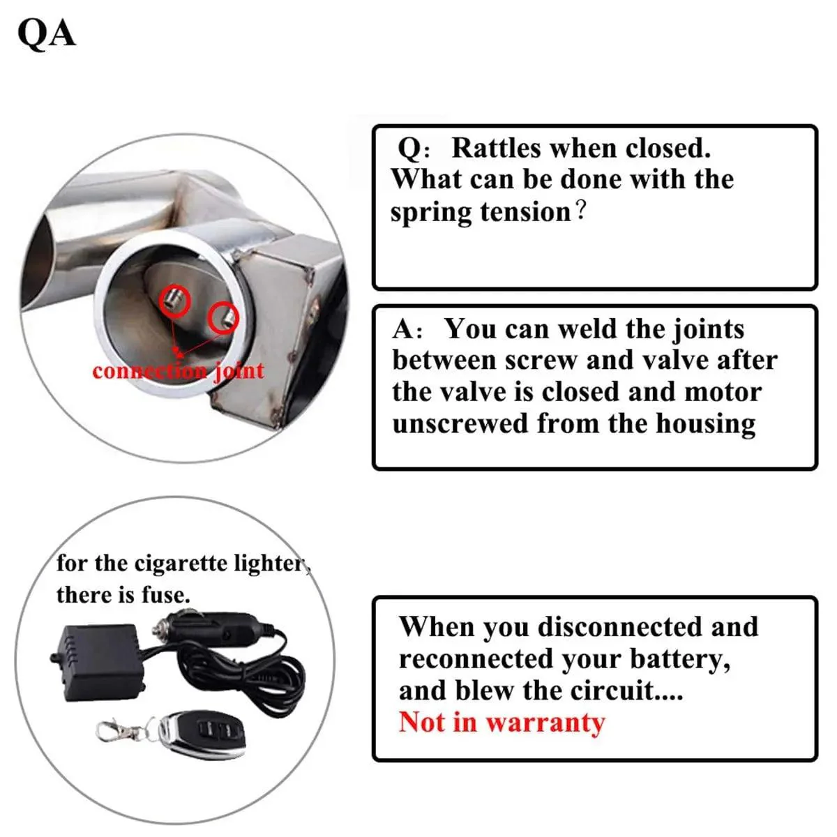 EVIL ENERGY Electric Exhaust Cutout Dual Remote Kit with One Controller(2.0/2.5/3.0 Inch ) - Image 10