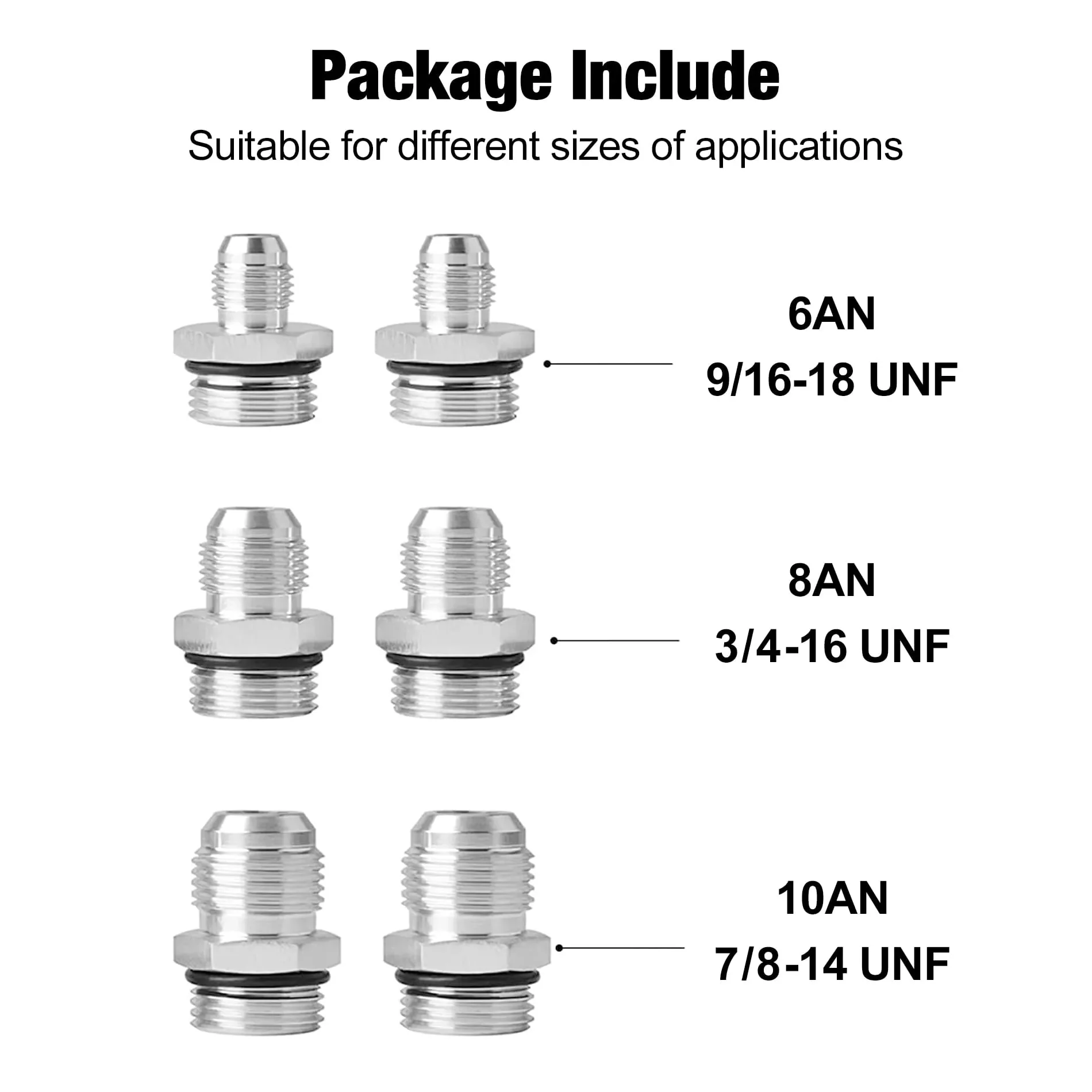 EVIL ENERGY Inline Fuel Filter with 6AN 8AN 10AN Adapter and Bracket Universal 10/30/40/100 Micron - Image 30