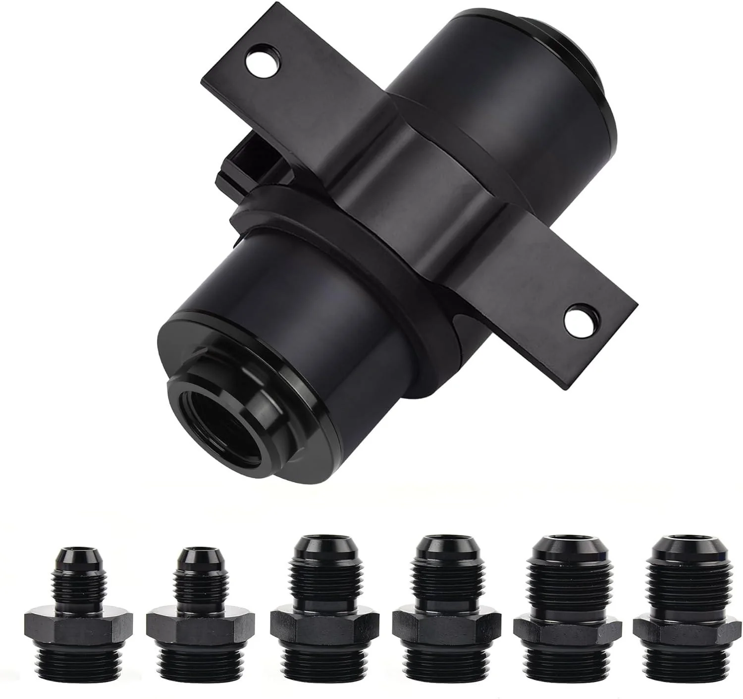 EVIL ENERGY Eco-Friendly Inline Fuel Filter with 6AN 8AN 10AN Adapter&Bracket Universal 10 Micron - Image 6
