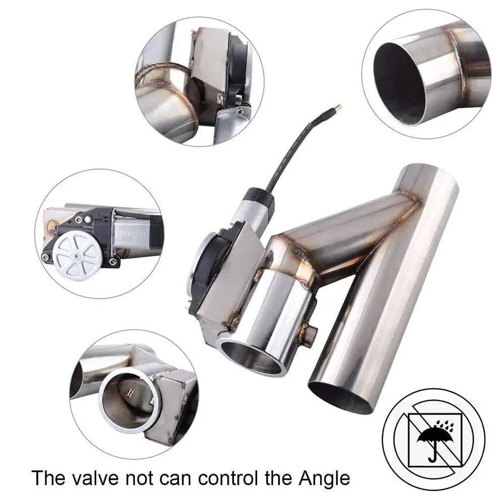 EVIL ENERGY Electric Exhaust Cutout Valve Catback Single Y Pipe with One Controller Remote Kit（2.5/3.0 Inch） - Image 5