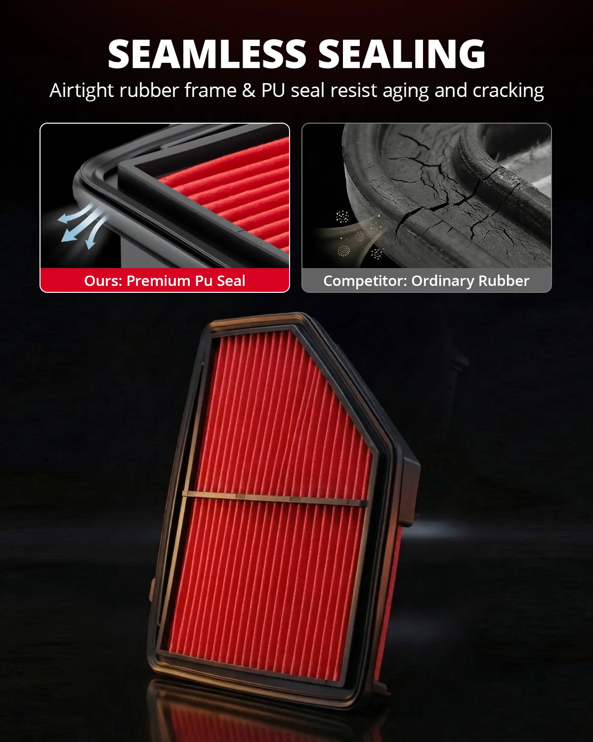 EVIL ENERGY Engine Air Filter, Compatible with Honda HR-V 2016-2022, Vezel 2014-2025, XR-V 2014-2022, Replace 17220-51BH00 - Image 4