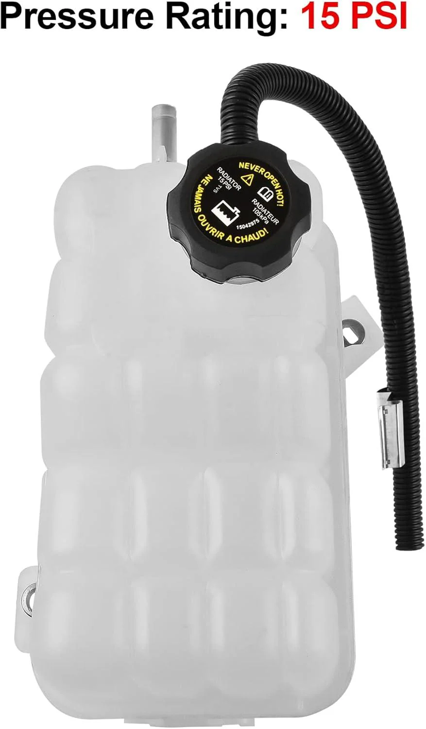 EVIL ENERGY Engine Coolant Reservoir Overflow Tank 15808716 15778387 Compatible with Chevrolet Avalanche 2500 GMC Sierra 1500 Hummer H2 - Image 5