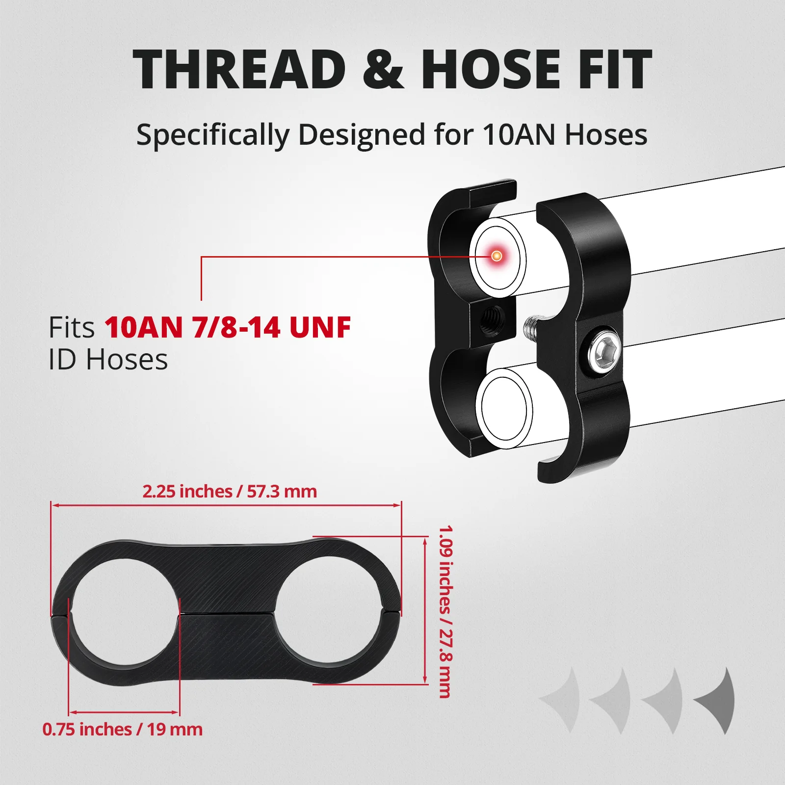 EVIL ENERGY 6/8/10AN Hose End Fitting Kit Straight 45 90 180 Degree Swivel for CPE Braided Hose - Image 11
