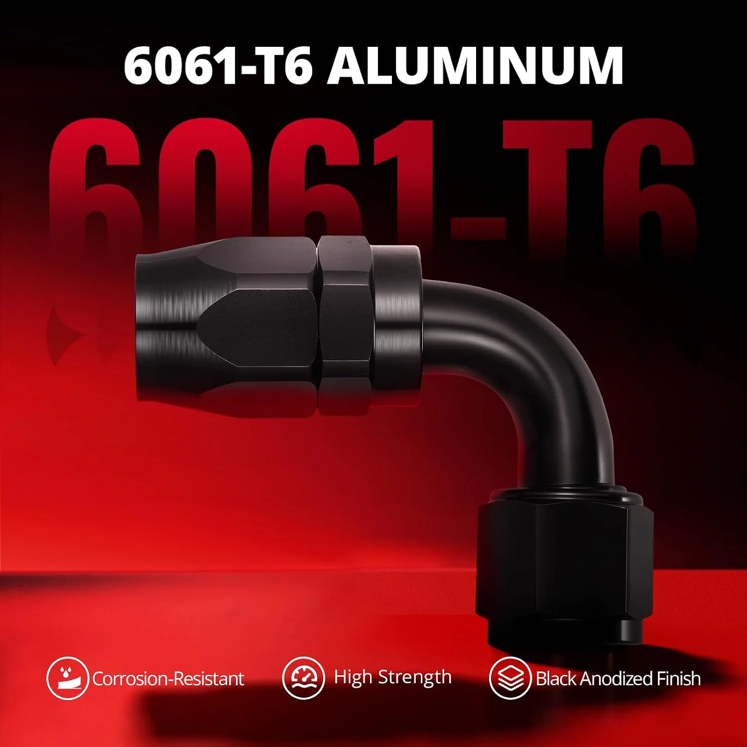 EVIL ENERGY 6/8/10AN Hose End Fitting Kit Straight 45 90 180 Degree Swivel for CPE Braided Hose - Image 12