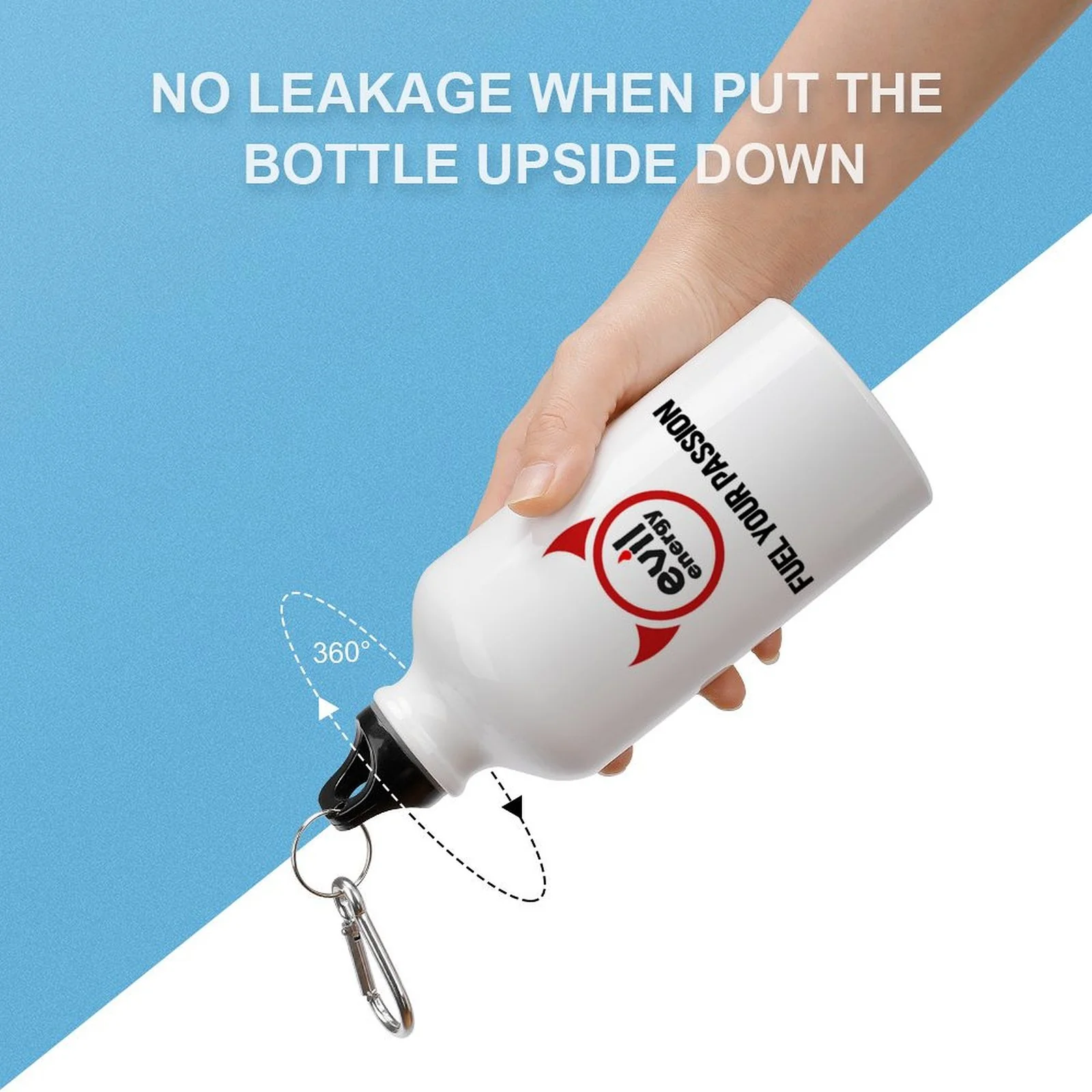 EVIL ENERGY Aluminum Sports Water Bottle - Image 7