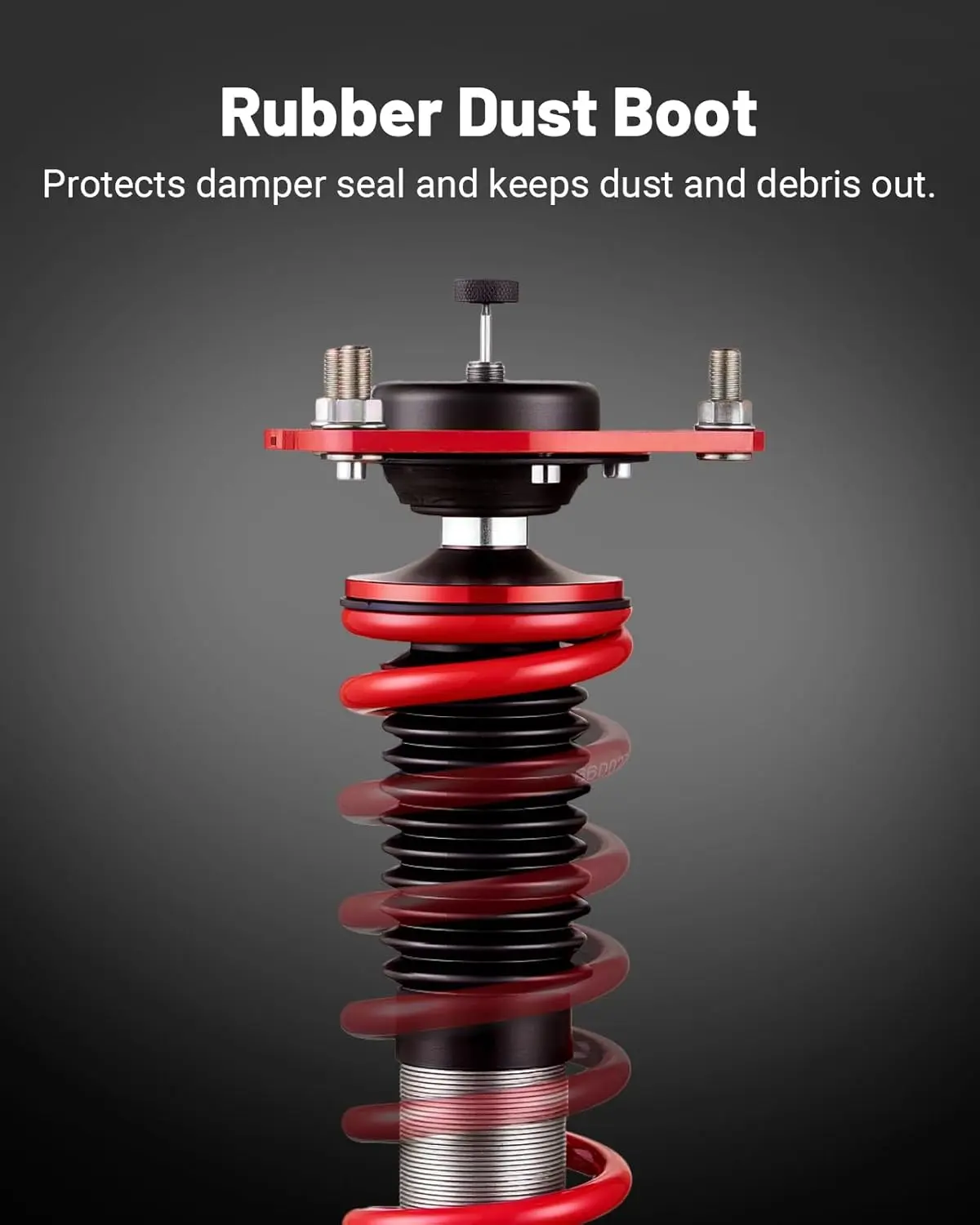 EVIL ENERGY Coilovers for Acura ILX 2016-2021 (DE2) | 32-Level Adjustable Height & Damper Suspension Kit | Red | Enhanced Performance & Stability - Image 4