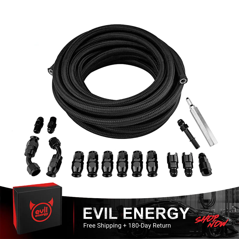 EVIL ENERGY Eco-Friendly 6AN 3/8-inch PTFE LS Swap EFI Fuel Line Kit - Image 2