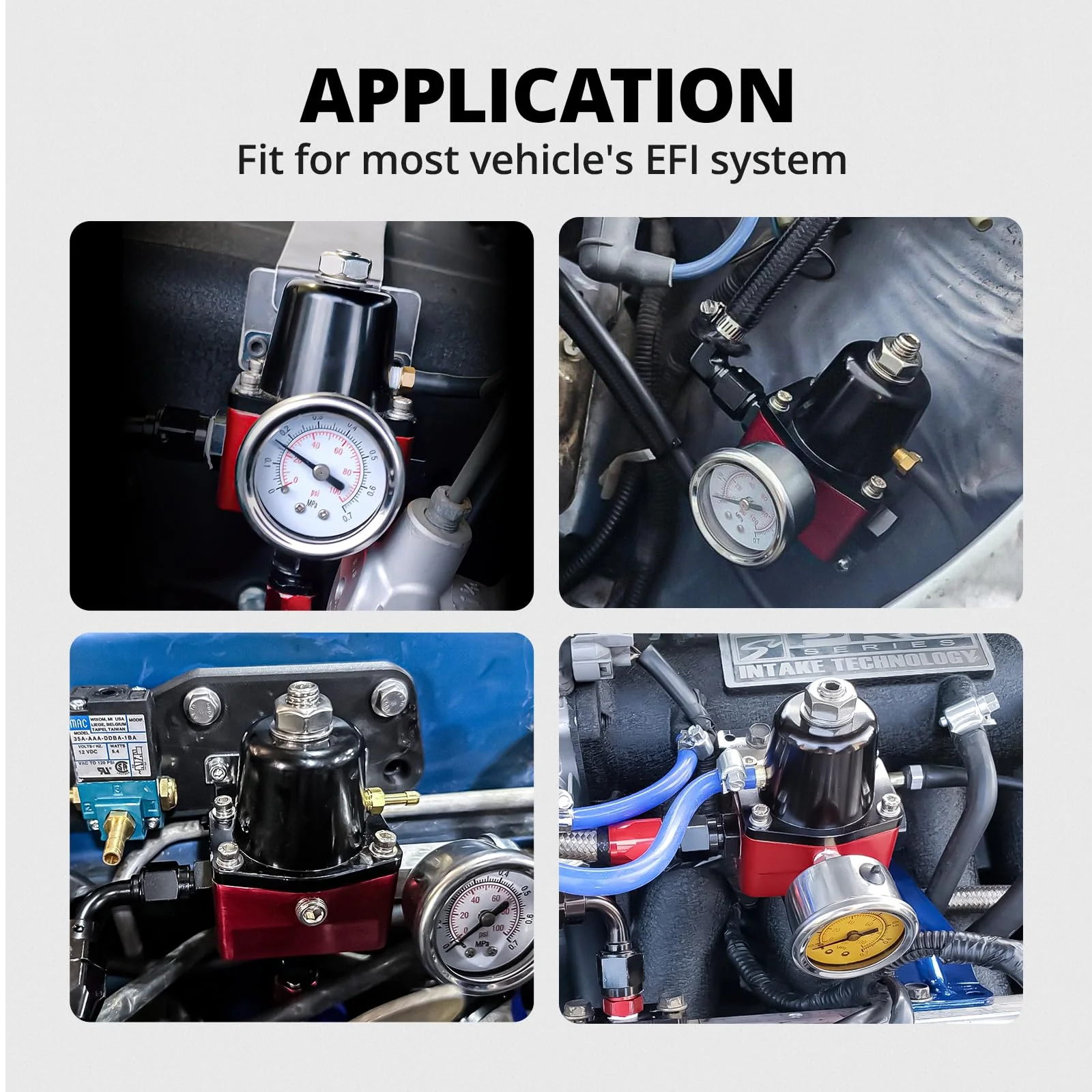 EVIL ENERGY EFI Fuel System Kit – Adjustable Fuel Pressure Regulator (6AN, 20–140 PSI) + 25FT Aluminum Coiled Fuel Line Hard Tubing (3/8-inch & 5/16-inch) - Image 26
