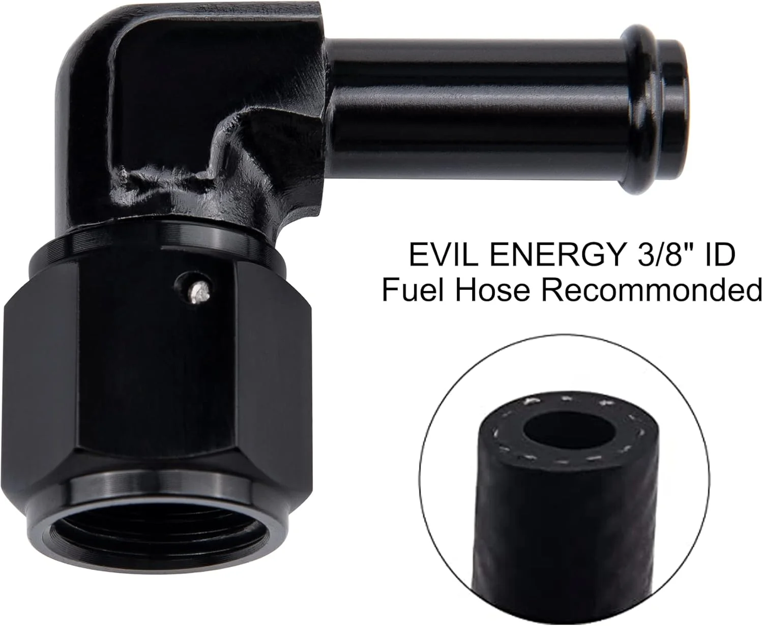 EVIL ENERGY 4/6/8/10AN Female to Barb Hose Fitting 0/45/90 Degree Swivel - Image 100