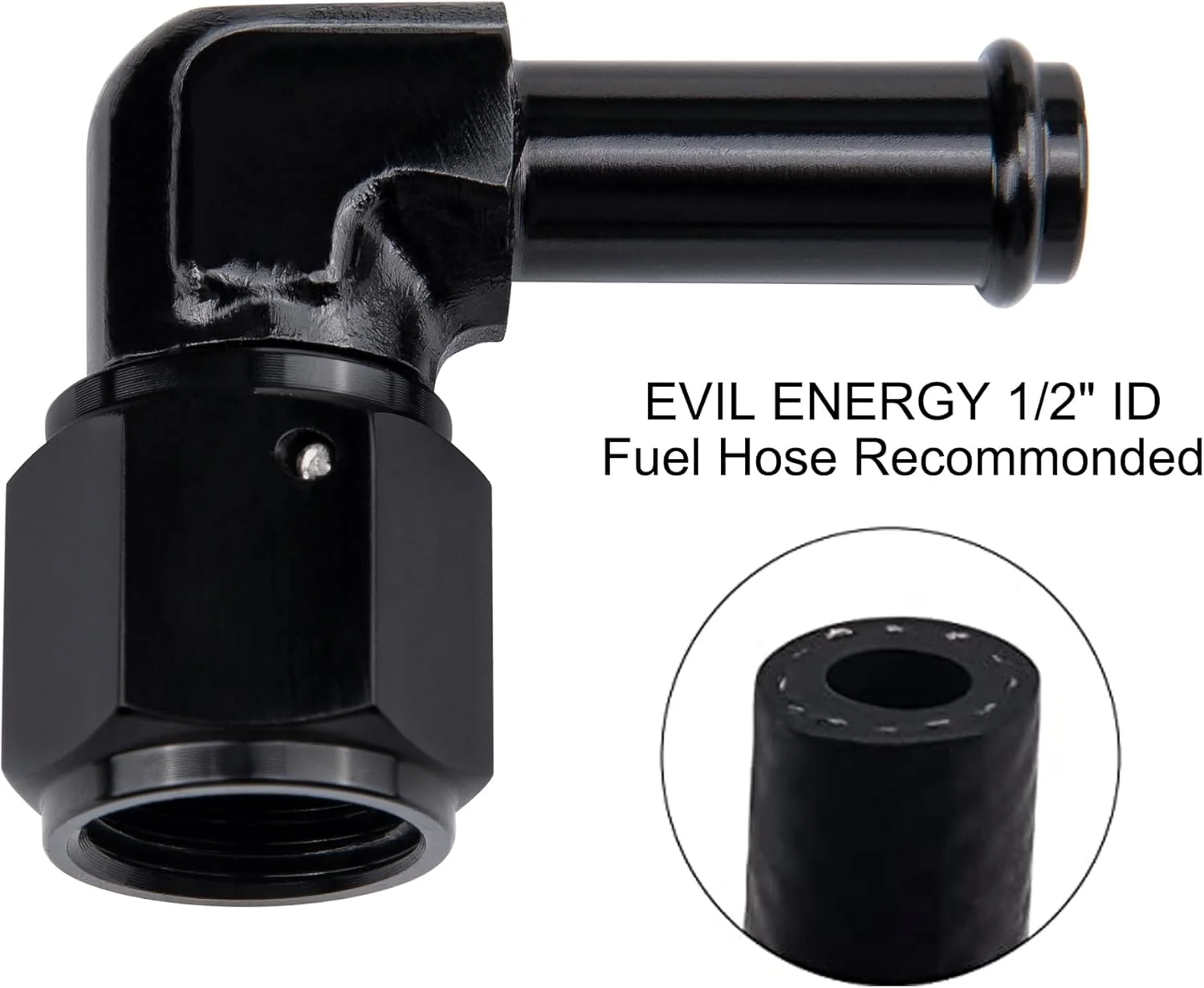 EVIL ENERGY 4/6/8/10AN Female to Barb Hose Fitting 0/45/90 Degree Swivel - Image 41