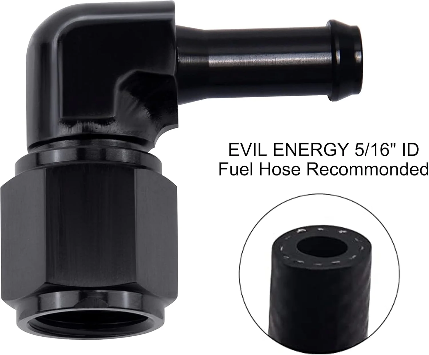 EVIL ENERGY 4/6/8/10AN Female to Barb Hose Fitting 0/45/90 Degree Swivel - Image 77