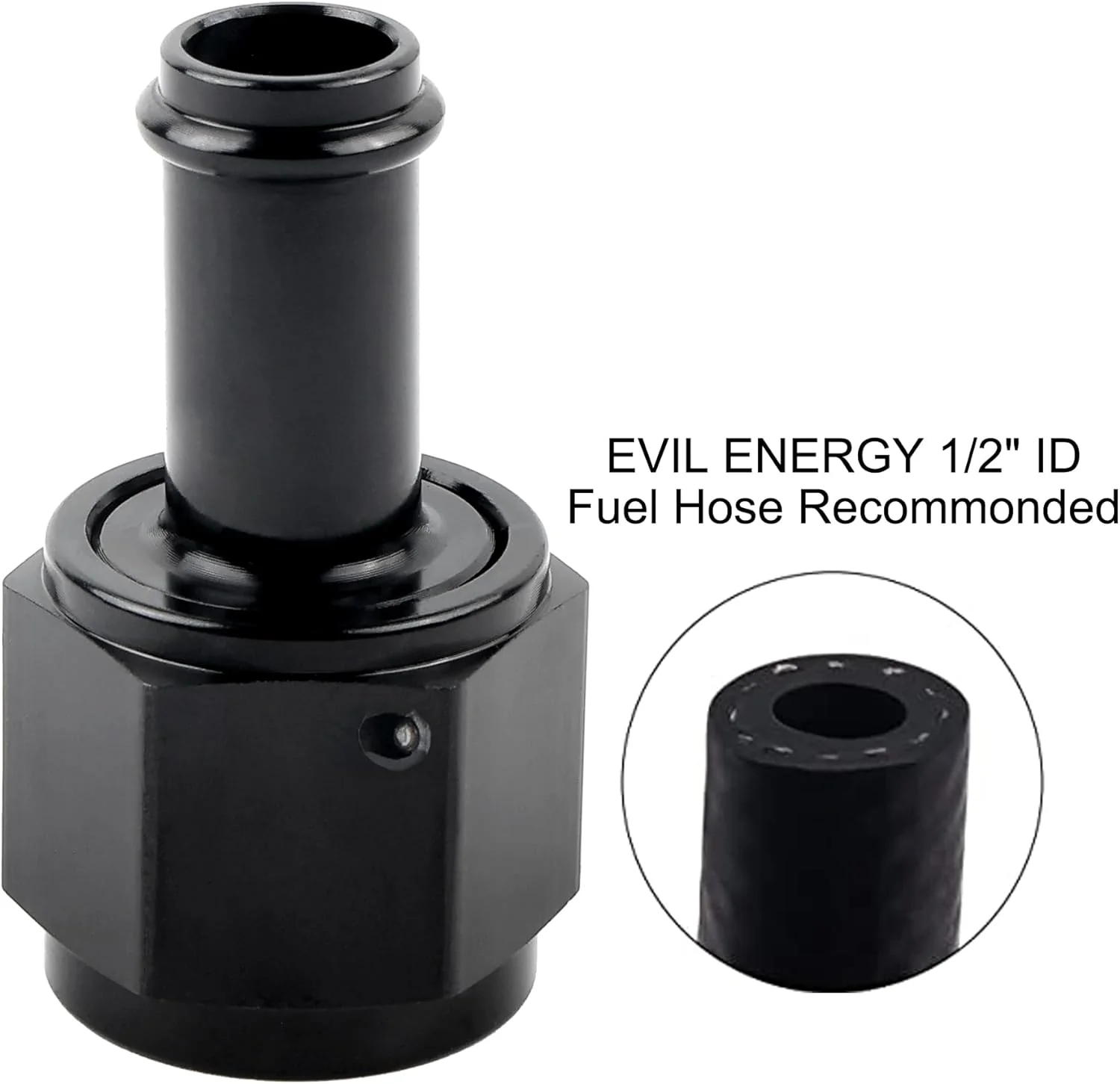 EVIL ENERGY 4/6/8/10AN Female to Barb Hose Fitting 0/45/90 Degree Swivel - Image 85