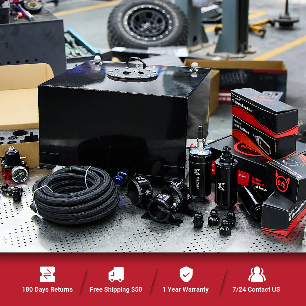 EVIL ENERGY Fuel Cell Gas Tank Kits with Fuel Filter Fuel Pump（1/2.5/5/8/10/12/15/19/20 Gallon ） - Image 84