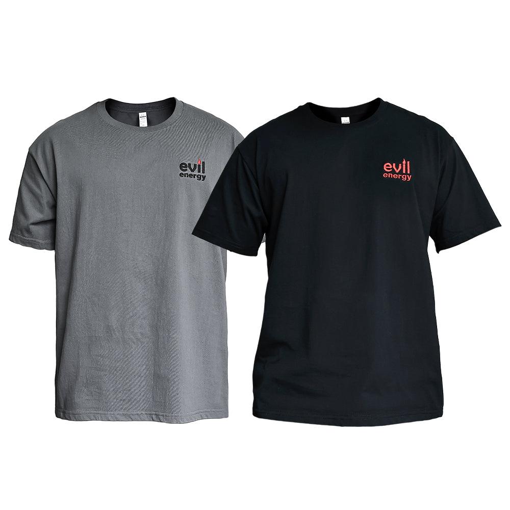 EVIL ENERGY T-shirt with Embroidered Logo Cotton