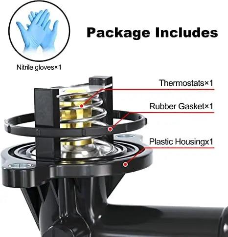 EVIL ENERGY Thermostat Housing Assembly 05184651AF 49569 Compatible with 2011-2015 Dodge Durango 2011-2020 Jeep Grand Cherokee 3.6L - Image 5