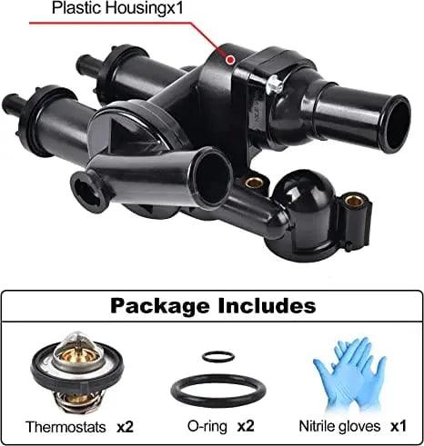 EVIL ENERGY Thermostat Housing assembly 68003582AB 902-319 Compatible with Chrysler Sebring Dodge Avenger Caliber Journey 2.4 - Image 5