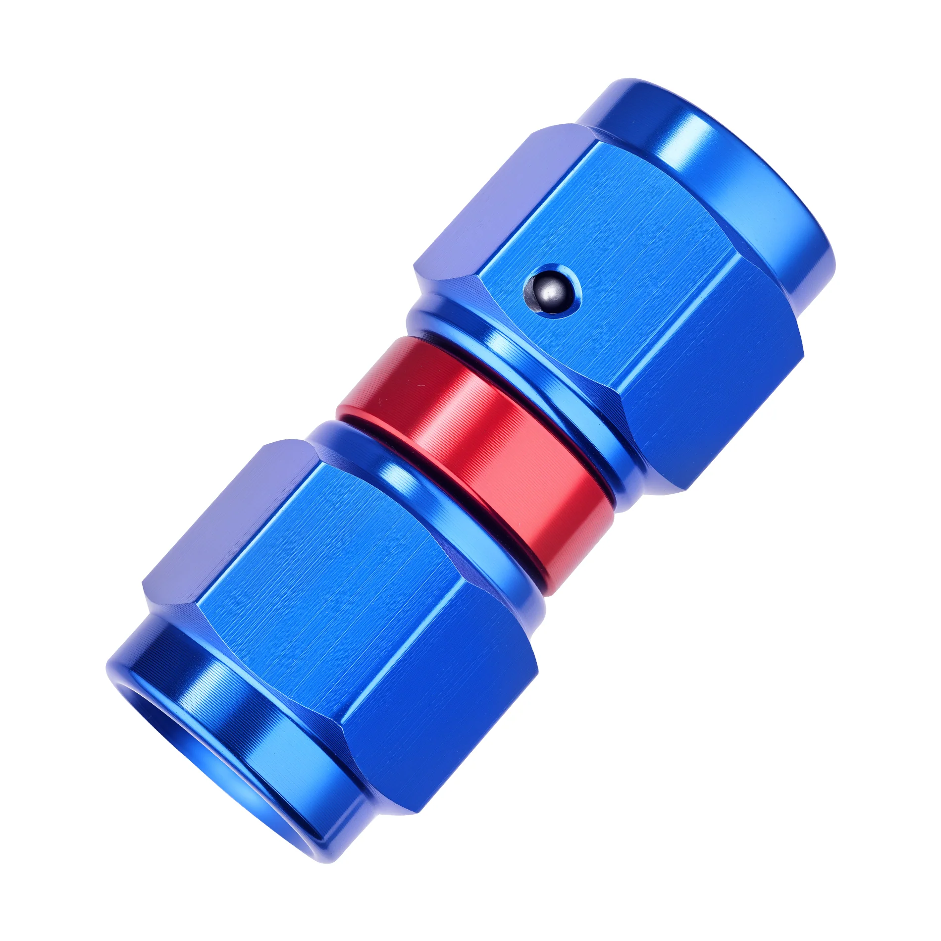EVIL ENERGY 4/6/8/10AN Female To Female Straight/90 Degree Swivel Coupler Union Fitting Adapter Aluminum Red and Blue