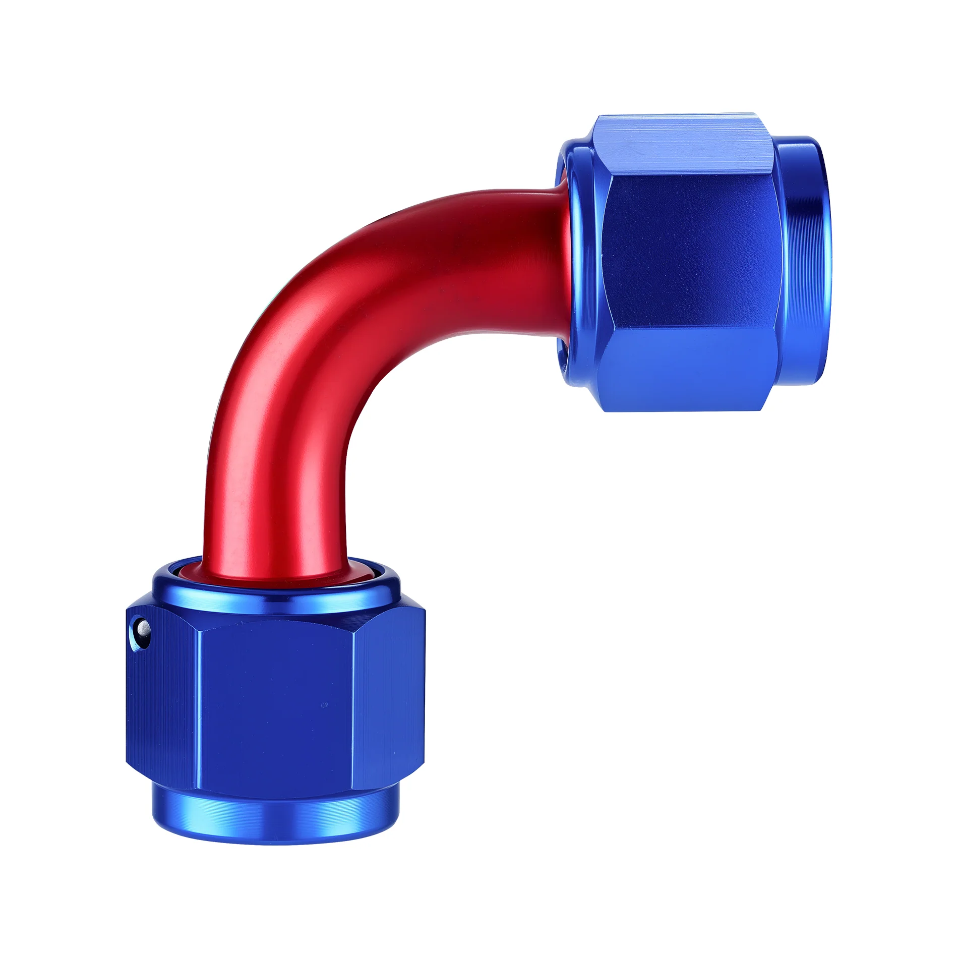 EVIL ENERGY 4/6/8/10AN Female To Female Straight/90 Degree Swivel Coupler Union Fitting Adapter Aluminum Red and Blue - Image 21