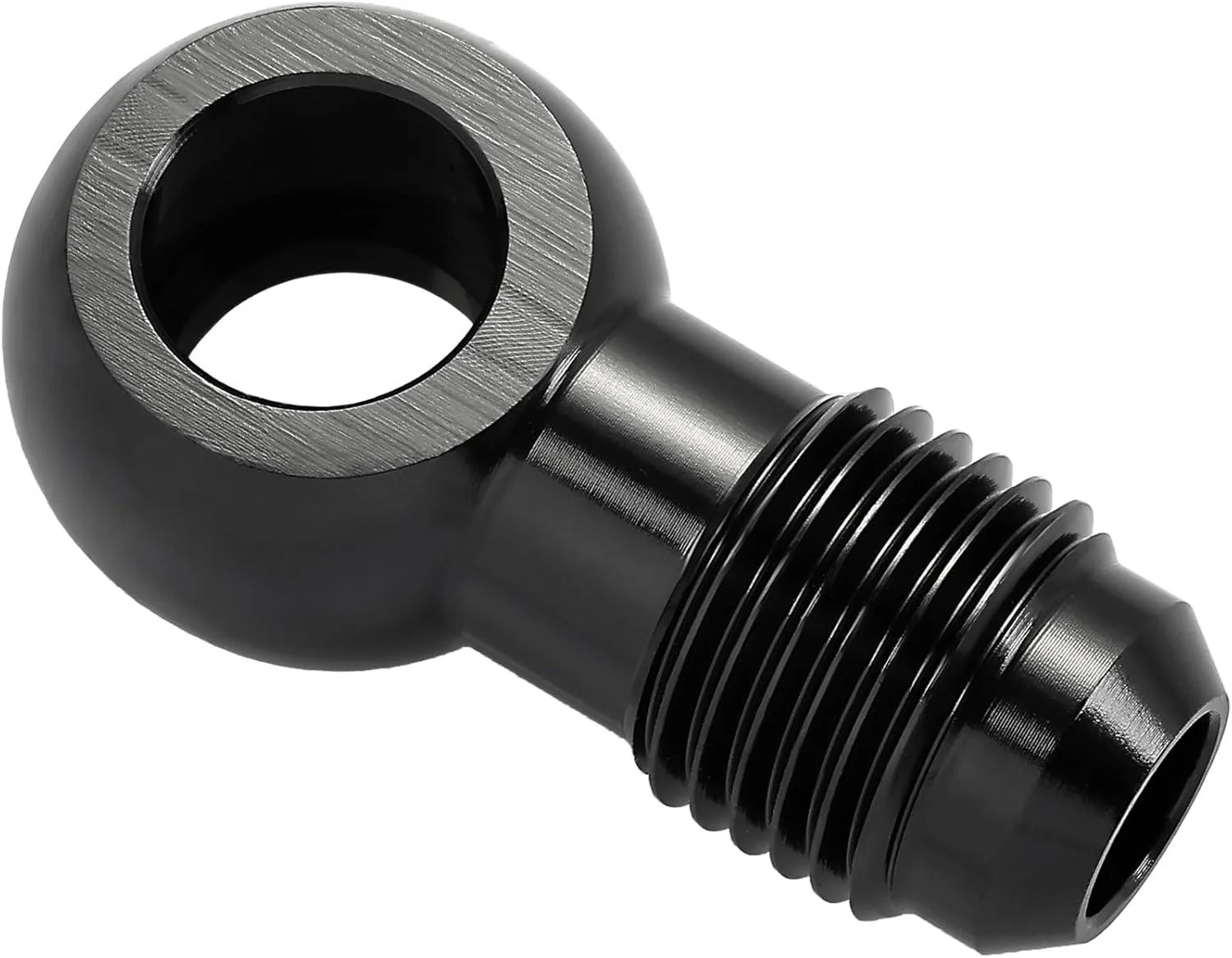 EVIL ENERGY Fuel Banjo Fitting Banjo Hole to AN Male Flare Adapter Fitting Aluminum Black - Image 11