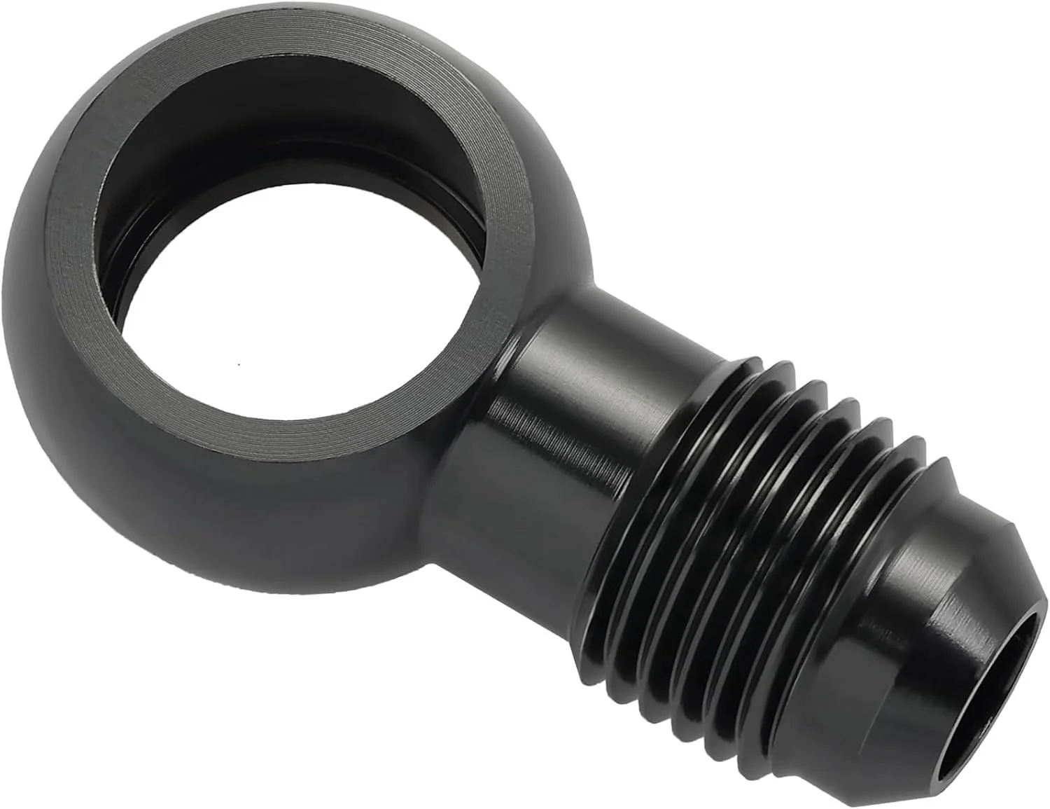 EVIL ENERGY Fuel Banjo Fitting Banjo Hole to AN Male Flare Adapter Fitting Aluminum Black - Image 12