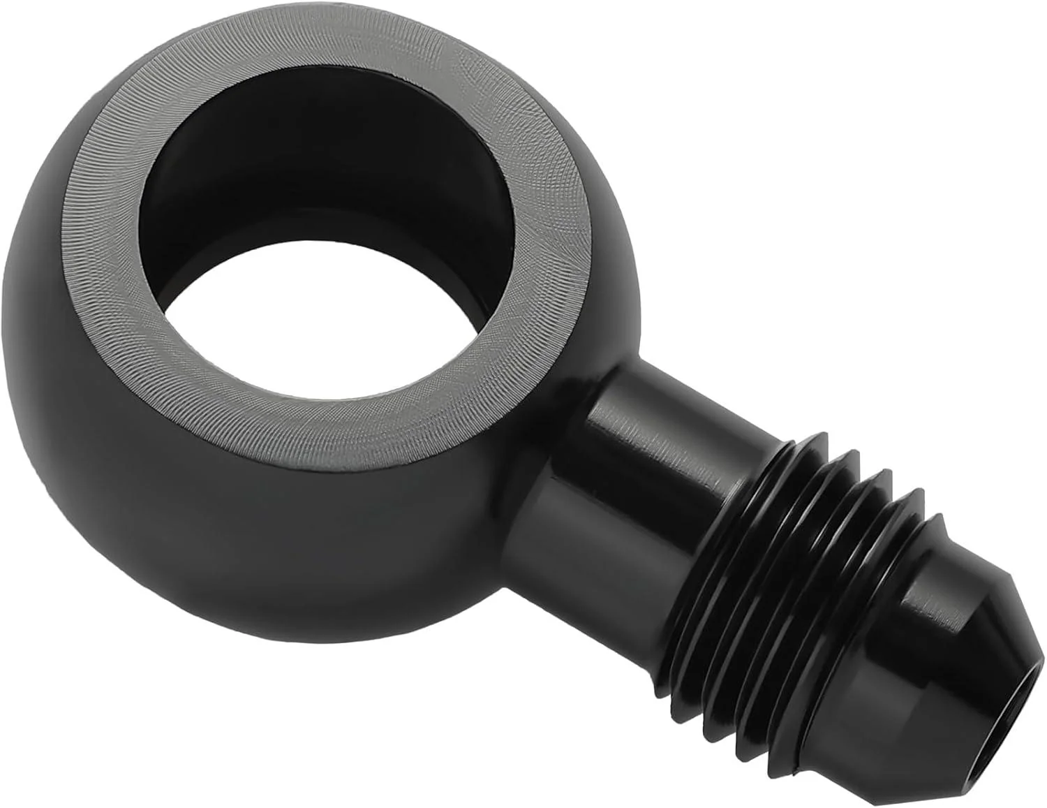 EVIL ENERGY Fuel Banjo Fitting Banjo Hole to AN Male Flare Adapter Fitting Aluminum Black - Image 9