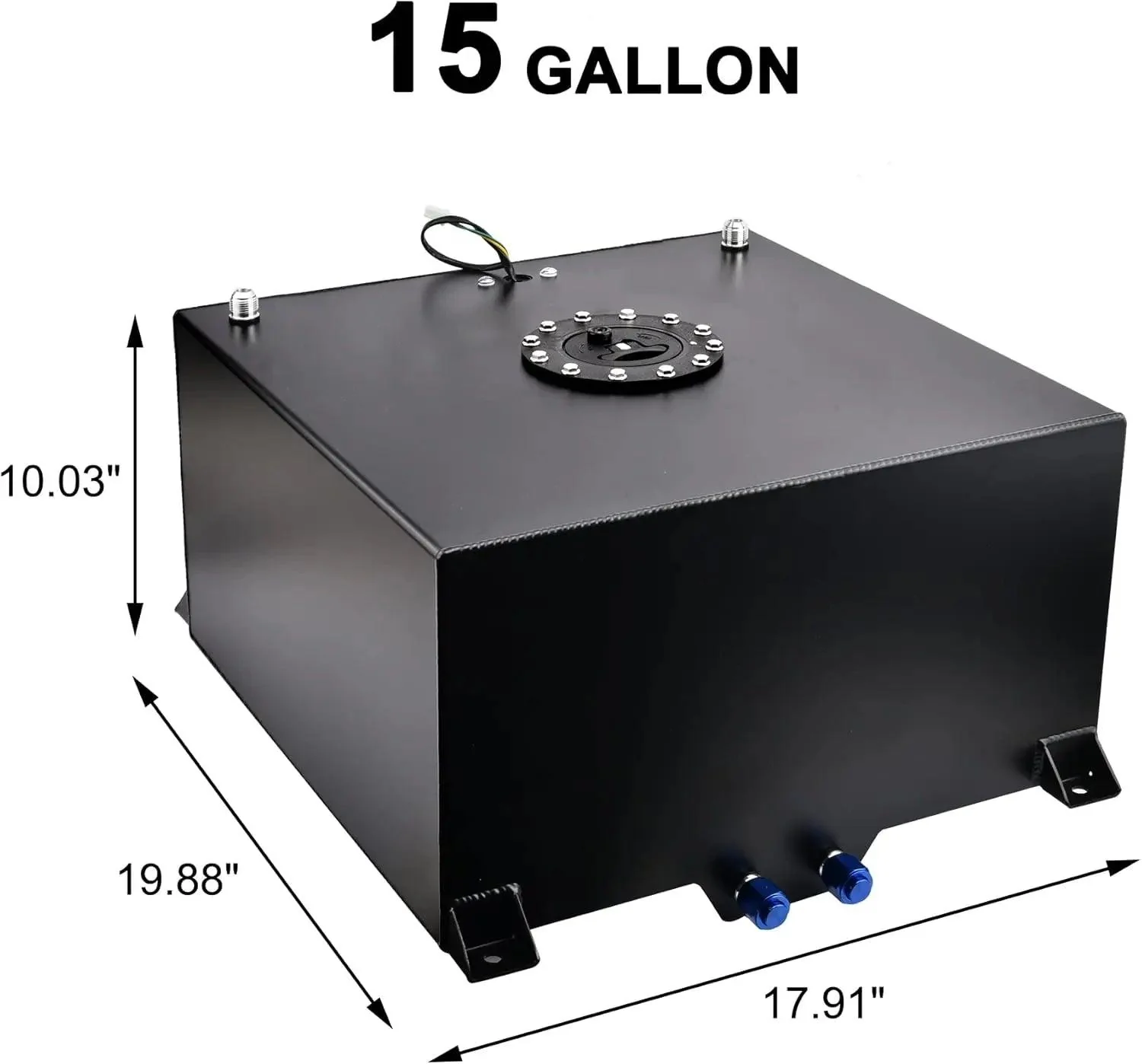 EVIL ENERGY Fuel Cell Tank with 300LPH High-Performance External Inline Fuel Pump - Universal Fit for Enhanced Fuel Delivery - Image 10