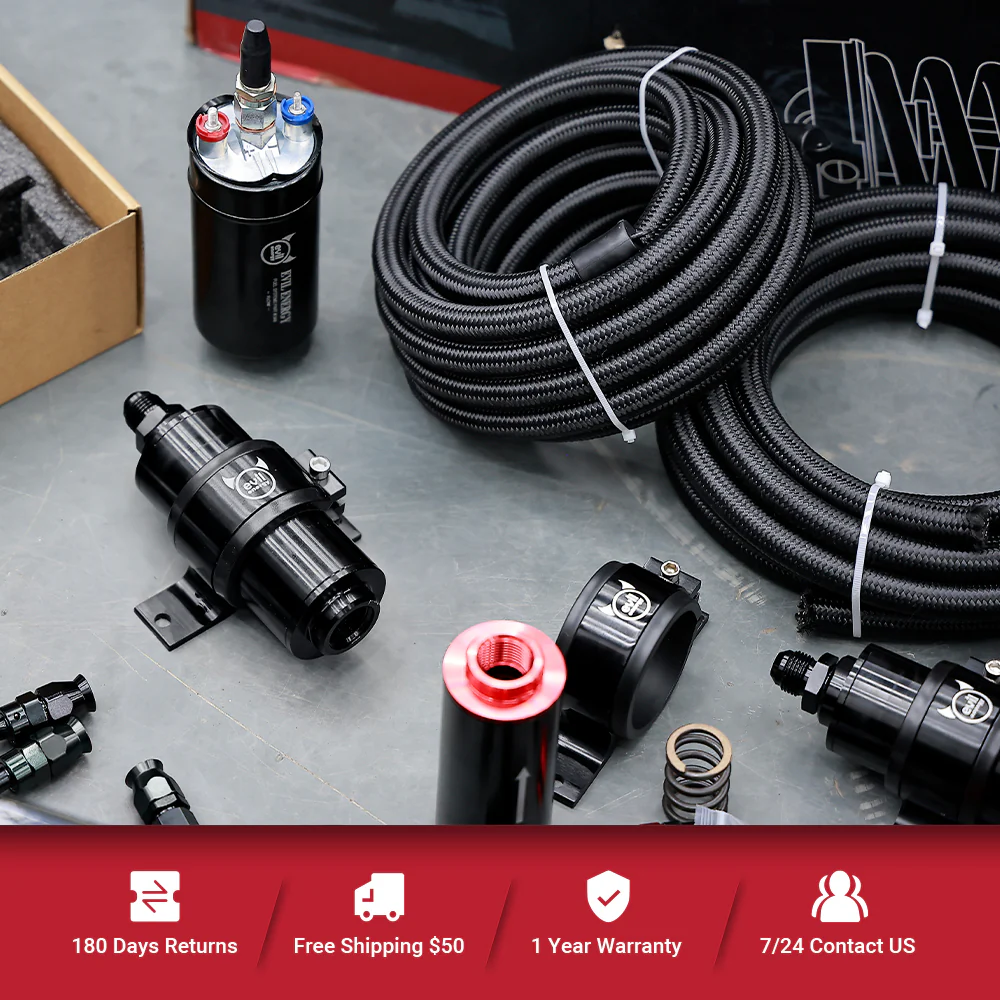 EVIL ENERGY Fuel Injection In-Line Fuel Delivery Kit  EFI External Frame Mounted Pump Kit - Image 12