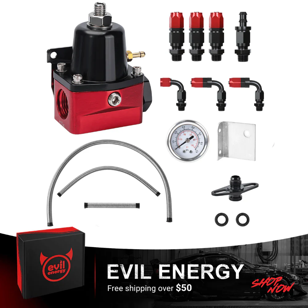 EVIL ENERGY EFI Fuel System Bundle: Universal Fuel Filter, Fuel Pump & Fuel Pressure Regulator - Image 10