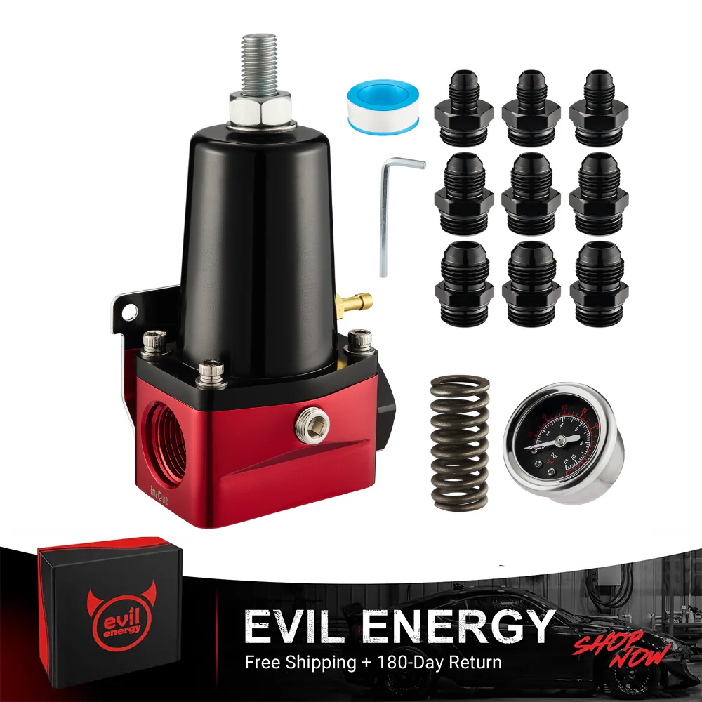 EVIL ENERGY EFI Fuel System Bundle: Universal Fuel Filter, Fuel Pump & Fuel Pressure Regulator - Image 14