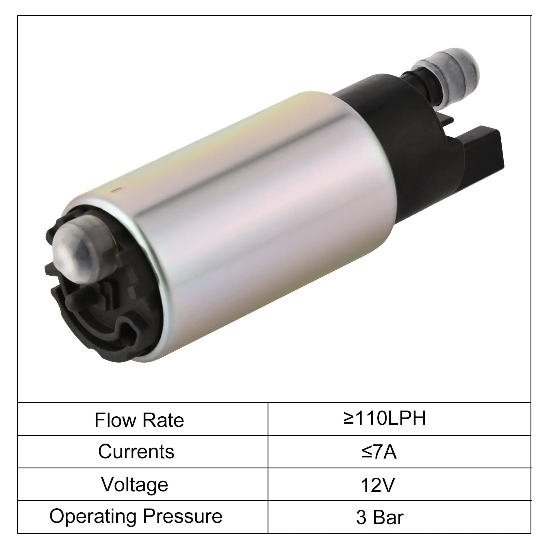EVIL ENERGY Electric Intank/External Fuel Pump High Flow Kit Fit for 12V DC EFI system - Image 13