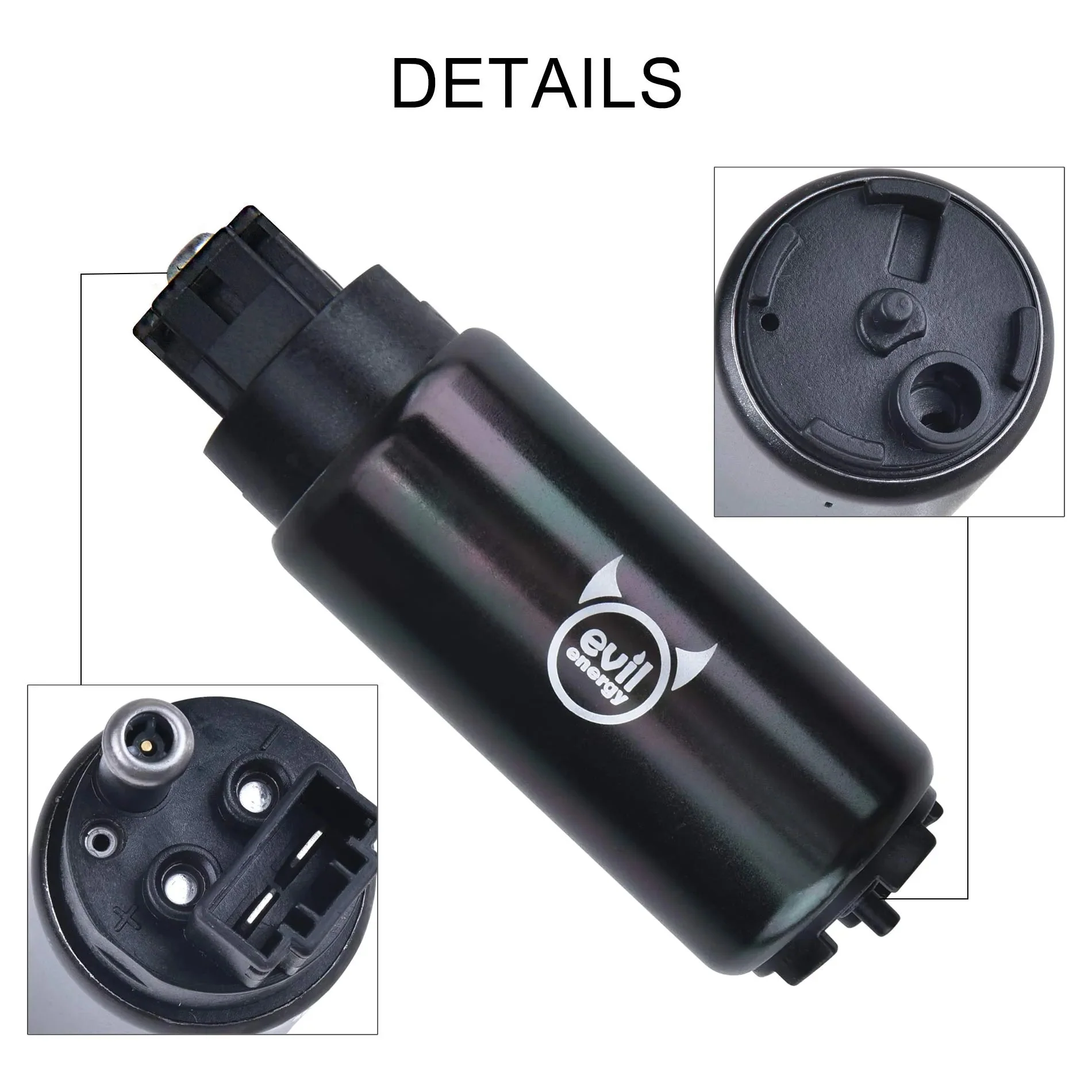EVIL ENERGY Electric Intank/External Fuel Pump High Flow Kit Fit for 12V DC EFI system - Image 11