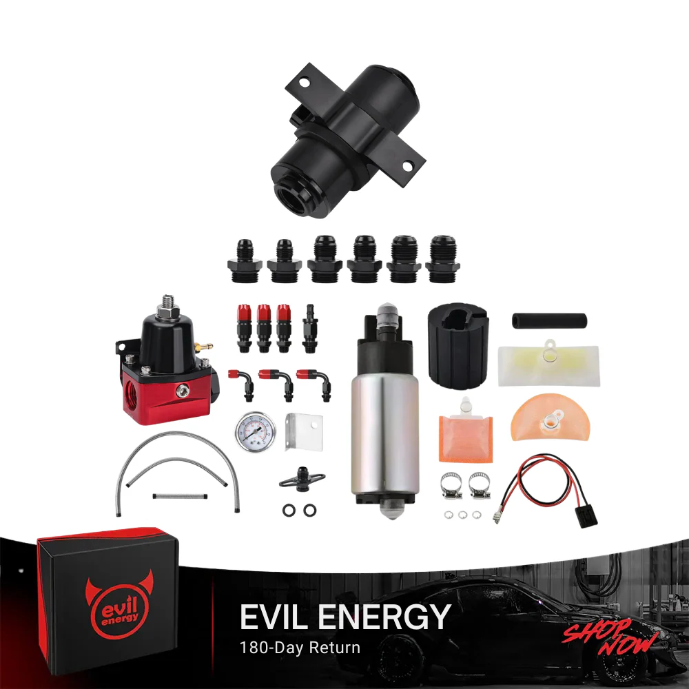 EVIL ENERGY EFI Fuel System Bundle: Universal Fuel Filter, Fuel Pump & Fuel Pressure Regulator - Image 4