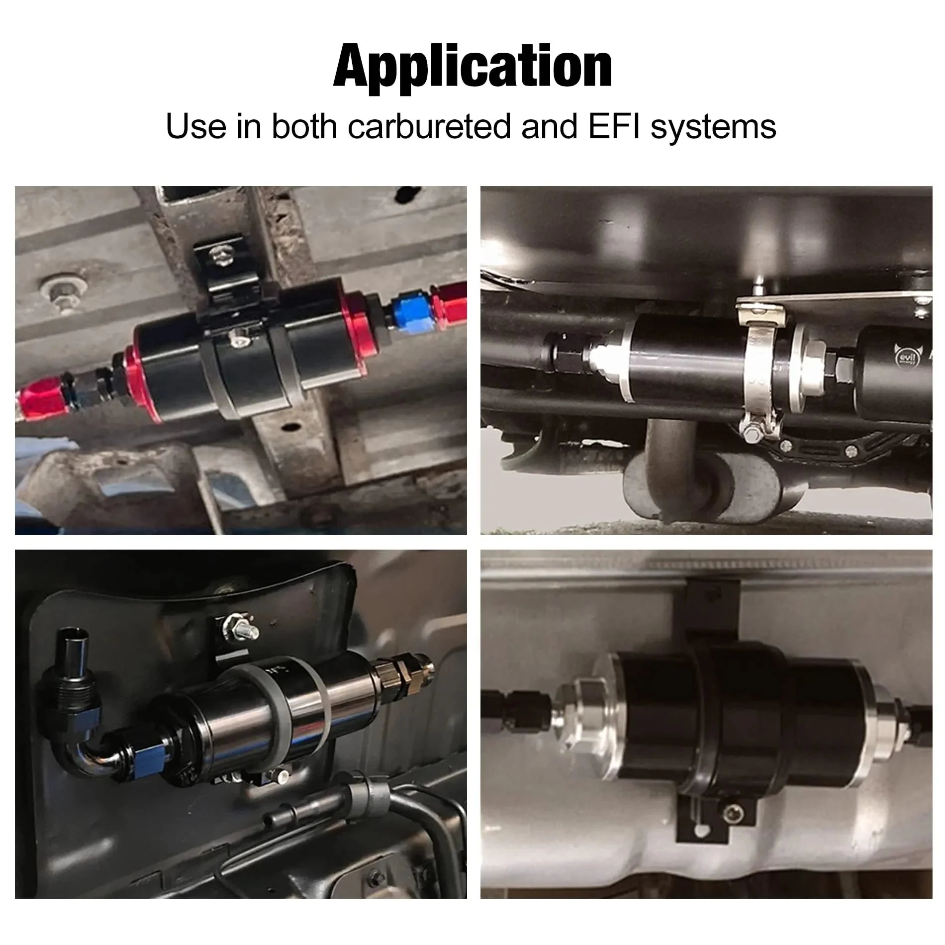 EVIL ENERGY EFI Fuel System Bundle: Universal Fuel Filter, Fuel Pump & Fuel Pressure Regulator - Image 45