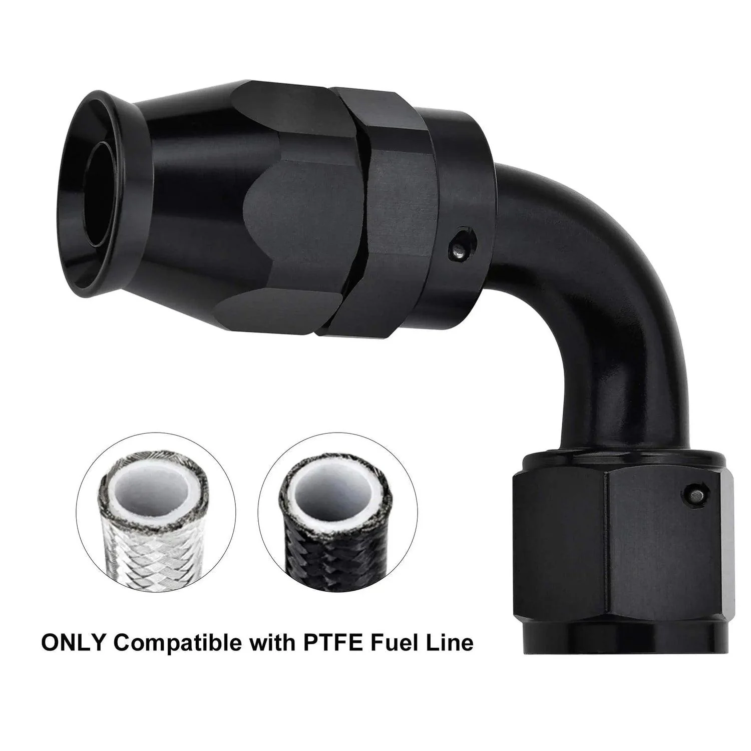 EVIL ENERGY PTFE Hose End Fitting for PTFE Hose Only (3/4/6/8/10/12AN) - Black - Image 42