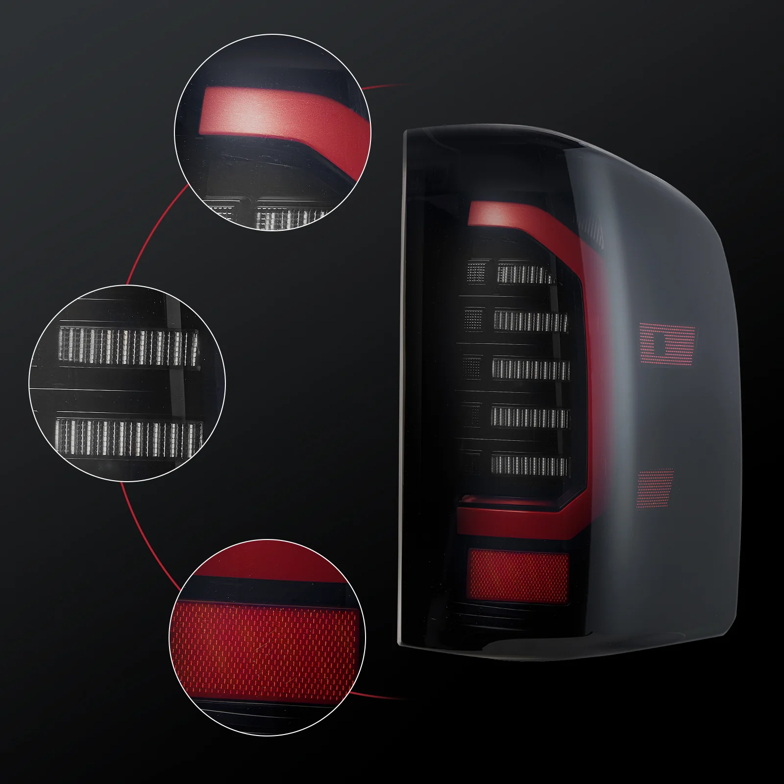 EVIL ENERGY LED Tail Lights Black Smoke For 2007-2013 Chevy Silverado 1500 2500 HD 3500 HD - Image 7