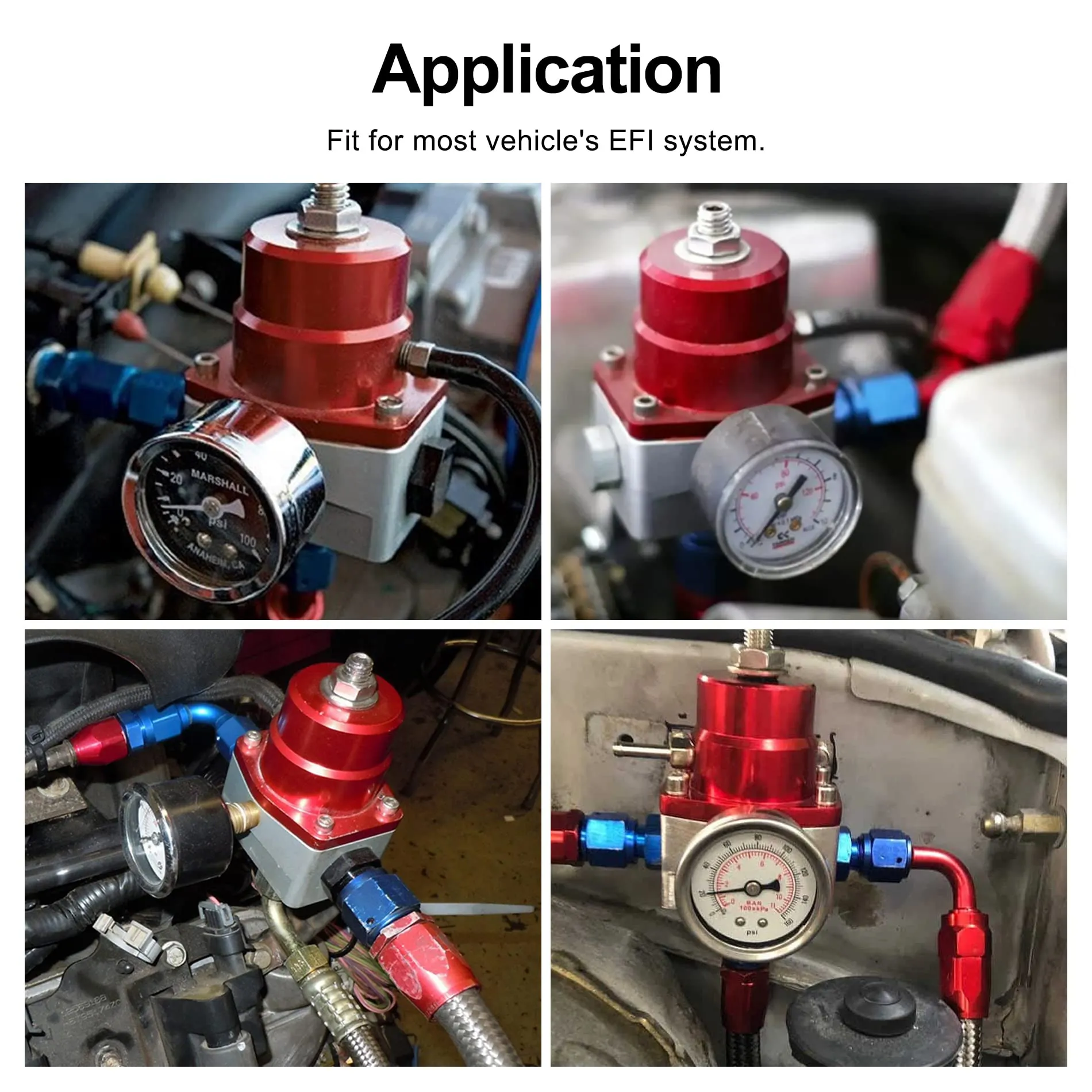 Evil Energy LS Swap Fuel System Kit | 6AN Adjustable Fuel Pressure Regulator with PTFE Fuel Line 25FT - Image 17