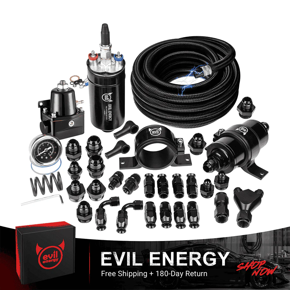 EVIL ENERGY CPE/PTFE LS Swap fuel  kit ,Fuel Filter, 6AN Fuel Line & Fittings | 20-120PSI Fuel Pressure Regulator | Fuel Pump - Image 6