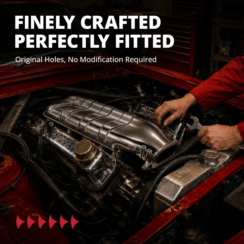 EVIL ENERGY 102mm HI-RAM LS3 Intake Manifold 300117 Aluminum EFI for LS3 L92 L99 L76 Rectangular Port with Fuel Rails - Image 7