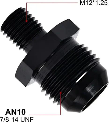 EVIL ENERGY AN Male Flare to Male Metric Fitting Adapter Aluminium Alloy - Image 26