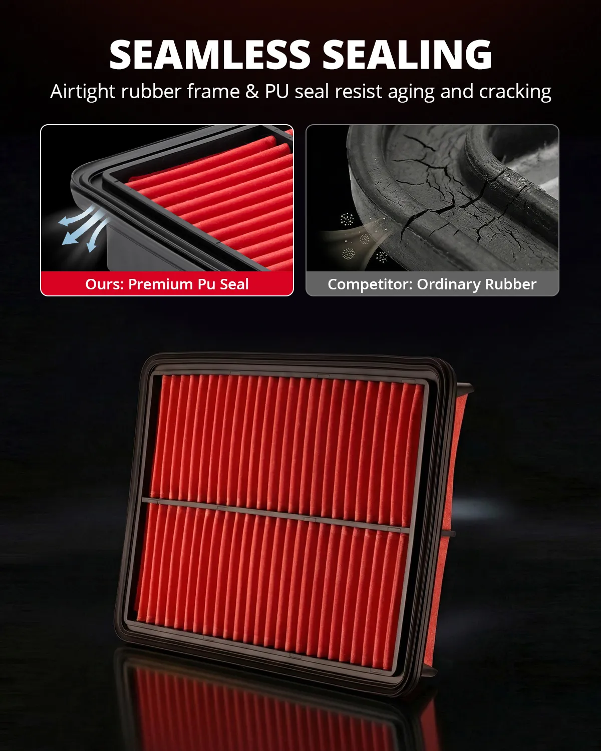 EVIL ENERGY Engine Air Filter, Compatible with Mazda 2007-2025 Atenza/CX-4/CX-5/CX-8, Mazda 3 Axela/Hatchback/Sedan BL/BM/BN, Replace CA11259 - Image 4