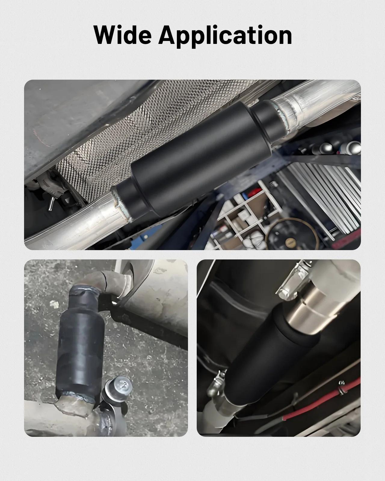 EVIL ENERGY Mid-Pipe Muffler  2.0-inch / 2.25-inch/ 2.5-inch/ 3.0-inch   | High-Performance Sound Enhancement with Black Finish - Image 19