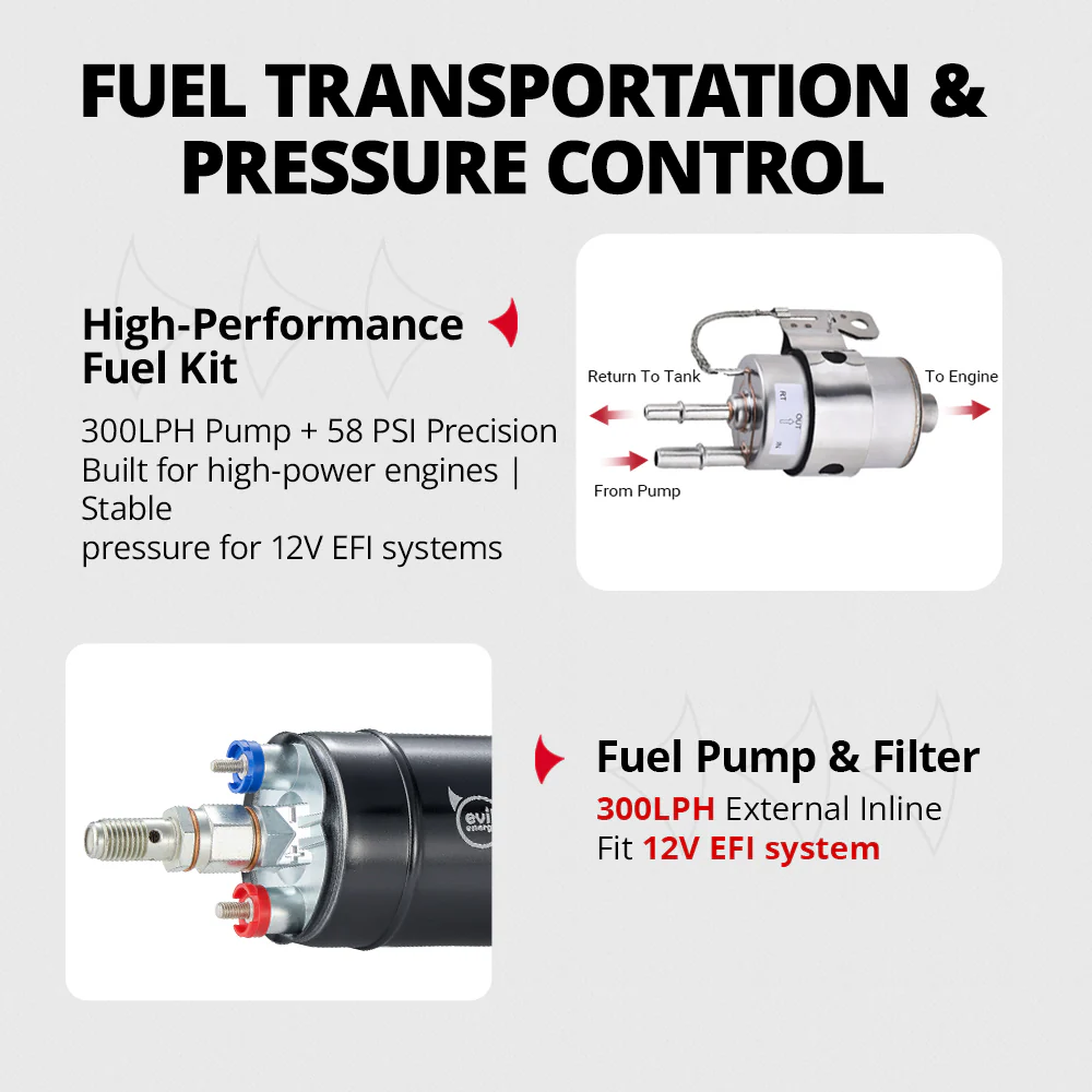 EVIL ENERGY Midfield Engine Position Kit Fuel System Soccer Gear - Compatible with E85/Gas/Diesel - Image 11