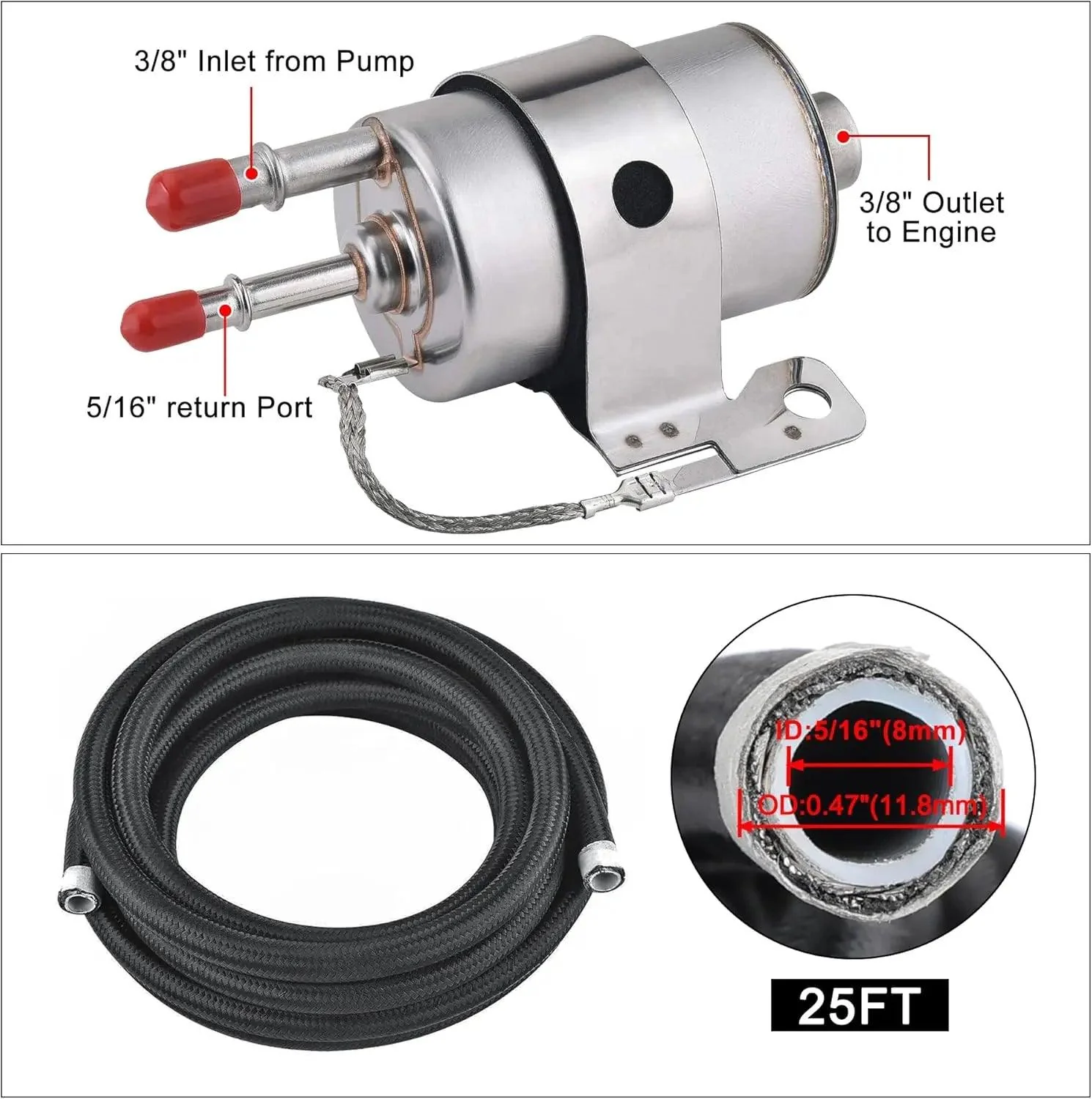 EVIL ENERGY Midfield Engine Position Kit Fuel System Soccer Gear - Compatible with E85/Gas/Diesel - Image 12