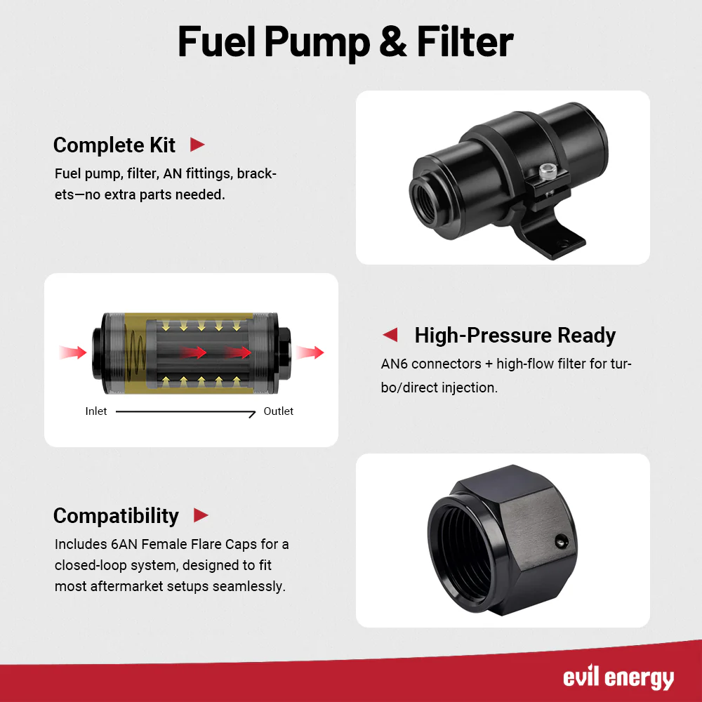 EVIL ENERGY Midfield Engine Position Kit Fuel System Soccer Gear - Compatible with E85/Gas/Diesel - Image 18