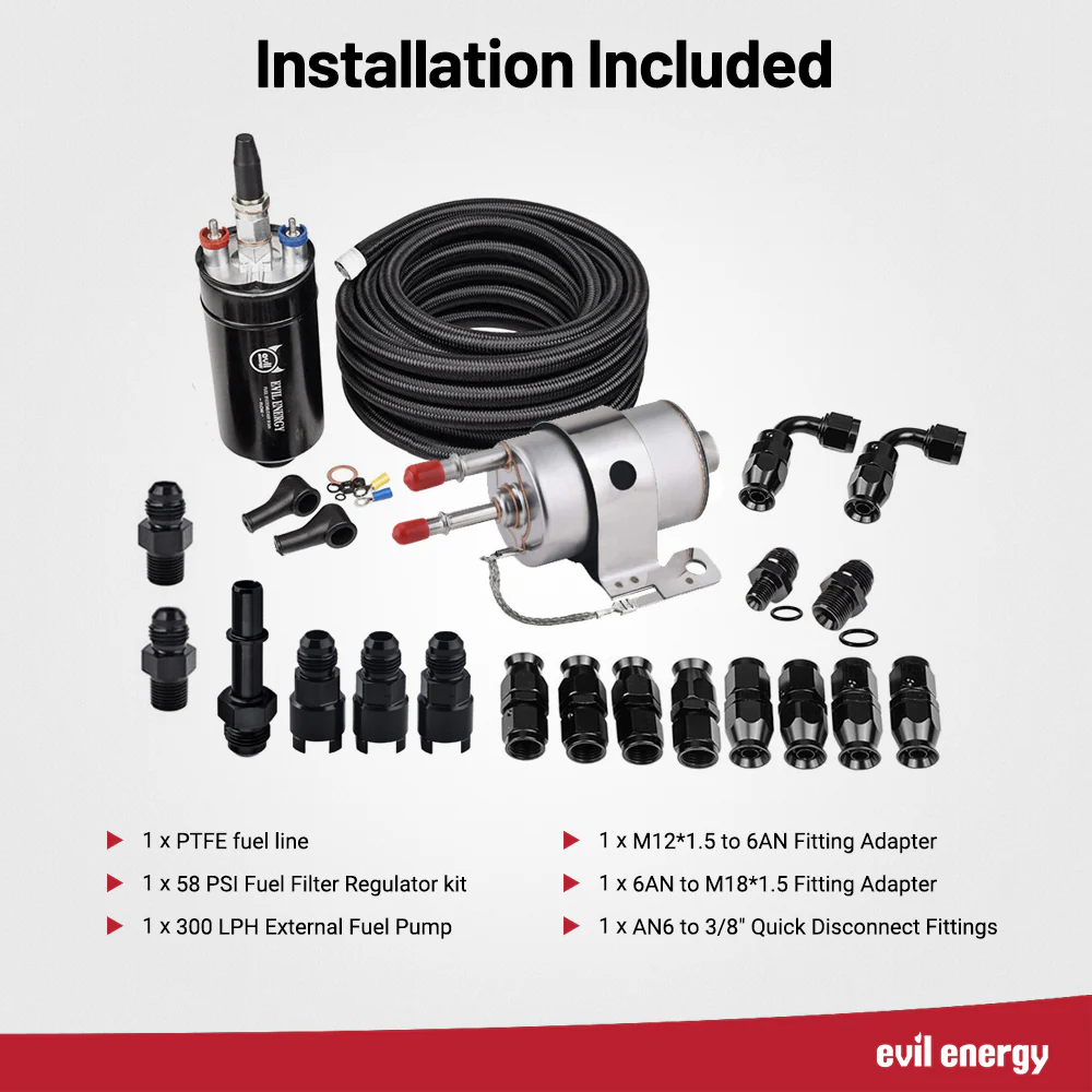 EVIL ENERGY Midfield Engine Position Kit Fuel System Soccer Gear - Compatible with E85/Gas/Diesel - Image 24