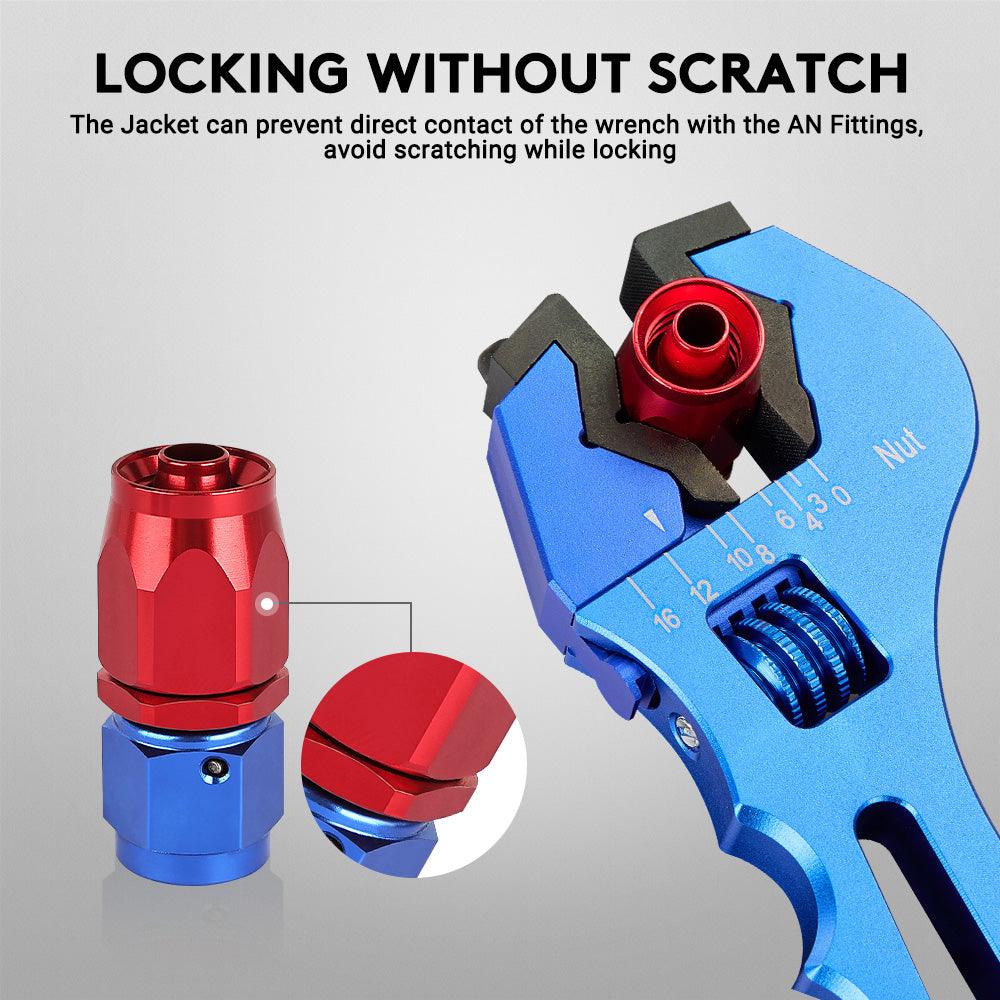 EVIL ENERGY Non Marring Wrench Adjustable AN Fitting Wrench 3-16AN Spanner Aluminum - Image 13