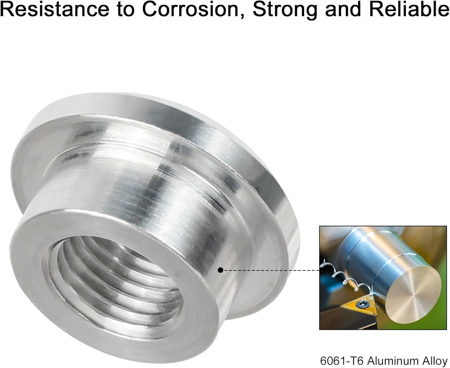 EVIL ENERGY NPT Female Weld on Bung Fitting Aluminum (1/2-inch 1/4-inch 1/8-inch 3/4-inch 3/8-inch ) - Image 5