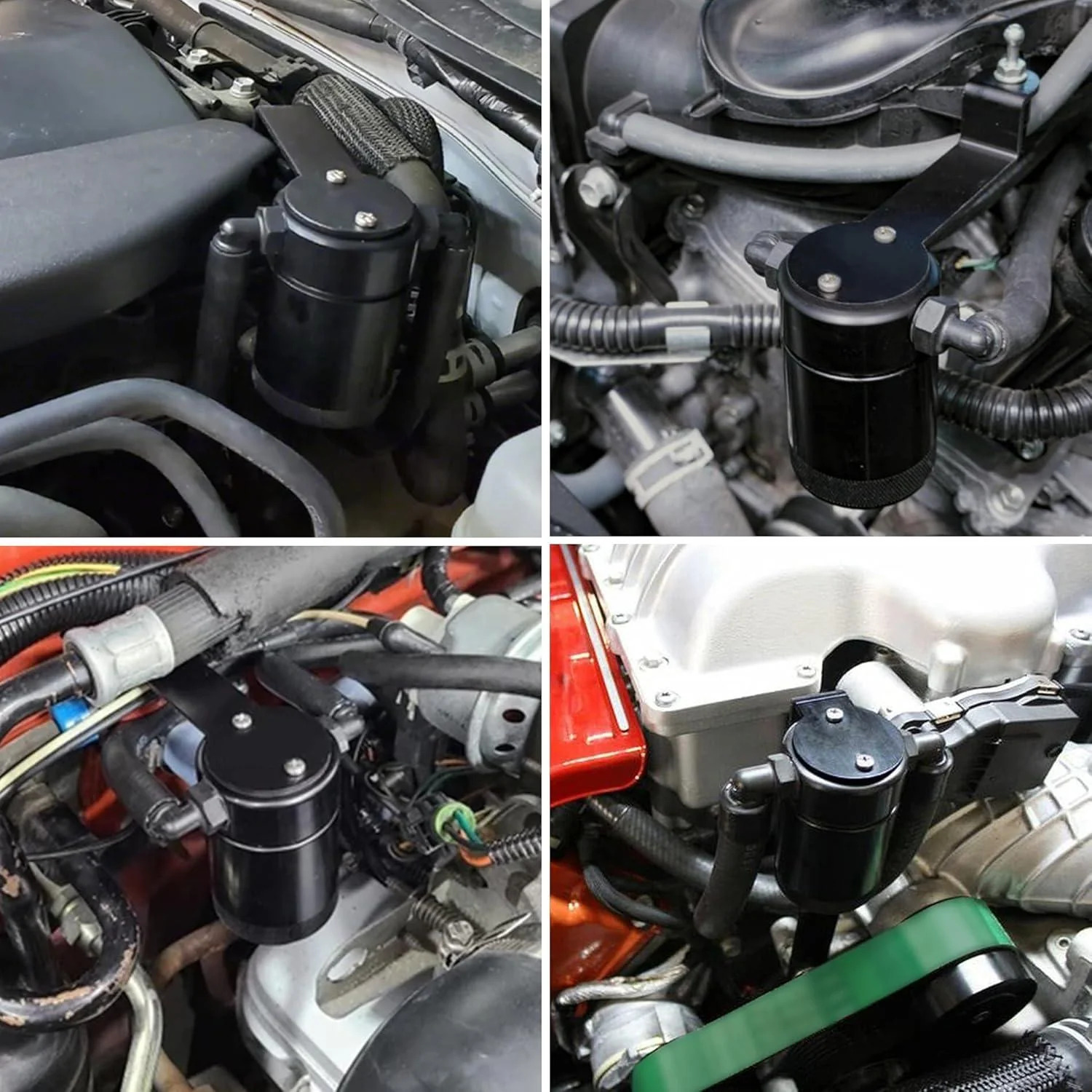 EVIL ENERGY Oil Catch Can Air Oil Separator compatible with 2015-2022 Charger/Challenger 2018-2021 Trackhawk 2018 Challenger Demon 2021-2022 Durango Hellcat Passenger Side 3OZ - Image 5